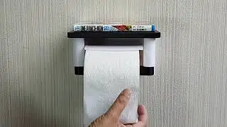 Yet Another Quick Change Toilet Paper Roll Holder - Shelf Model