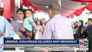 Ratusan Keluarga Jenguk Napi di Lapas Narkotika Cipinang