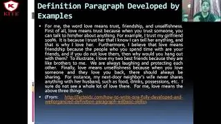 KNOWLEDGE ENGINEERING | Unit 5 Part 1  Defining and Describing Pa