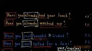 Gateway B1 | SB | Unit 4 | употребление JUST, YET, ALREADY в Present Perfect