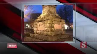 Confederate statue in Murfreesboro vandalized with paint