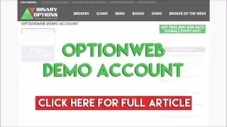 OptionWeb Demo Account 2015