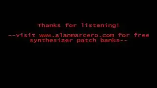 Roland JP8000 and JP8080 Alan-M Trance / Dubstep Patches [HD]