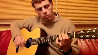 Lighting up time - Leon plays a Taran Tirga Beag guitar