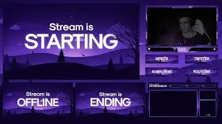 Artemis Animated Stream Overlay Pack || Aesthetic Full Overlay Pack Template For Streamers