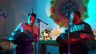 Alexandre Lora  Dan Mulqueen at WILD NAYA Handpan Academy 2024