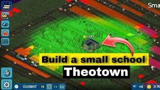 Build a small school in 8k | theo Town day 7 | gameplay| theotown #gaming #androidgames #gamingtips