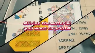 #digitalmarketing  RobotJet Single PassPrinter: Print your materials! #digitalprinter #printing