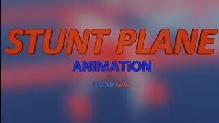 Stunt plane animation(My first animation in Blender)