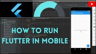 Flutter: Run flutter app on real device || flutter app [flutter tutorial]