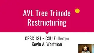 AVL Tree Trinode Restructuring
