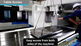 Kitamura Bridgecenter-10G Double Column VMC's Easily Accommodate X-tra Large Table Loads