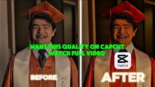 How To Make Topaz Like CC Quality in Capcut Tutorial  