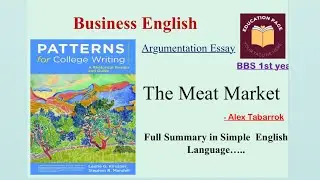 &ldquo;The Meat Market&rdquo; by Alex Taghi Tabarrok || Full Summary || BBS/BA 1 st year || English