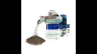 Heavy duty pellet machine ring die pellet mill for biomass leaves bagasse palm tree rice straw stalk