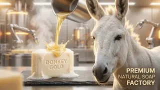 Inside the Donkey Milk Soap Factory | Why This Luxury Soap Is So Expensive and Powerful