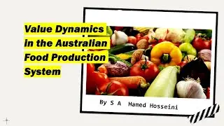 How to Investigate Value Dynamics in the Australian Food Production System (Introduction)
