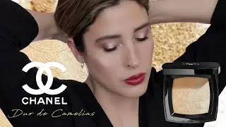 CHANEL DUO DE CAMELIAS ILLUMINATING POWDER DUO HIGHLIGHTER REVIEW vs Charlotte Tilbury Chantecaille