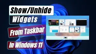 Get Task View Button Back On Your Taskbar NOW!