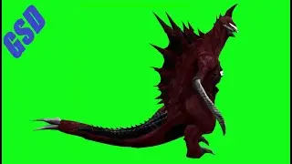 Gigan Rex Godzilla Green Screens
