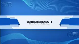 Qari Shahid Butt  Live Stream