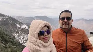 Mussoorie snowfall alert on 27th January #mussoorie #dhanaulti #pahad 