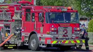 Firefighters Extinguish House Fire on Washington Avenue in Carteret