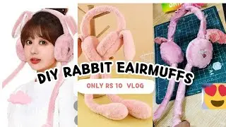 How to make trending 🔥viral Earmuffs at home / Ghar par viral earmuff kaise banaye /@SKArtGallery-1 