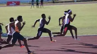 Julian Forte | Ackeem Blake | Men's 60m Outdoor SEMI #1 | Sprintfest Track Meet 2022