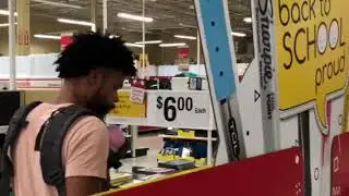 Can you help my baby stop crying prank at Office Depot | Damon Darling