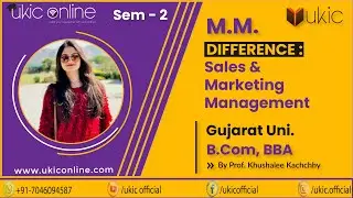 Difference Between Sales and Marketing | BCom BBA| Marketing Management