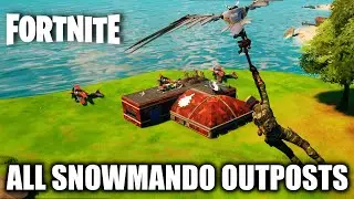 Fortnite - All Snowmando Outposts Locations