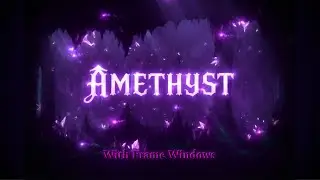 Harder than Thinking Space II? Amethyst with Frame Windows. Geometry Dash 2.2
