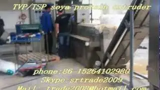 500kg/h soyabean protein making extruder/ textured soybean making machine(skype: srtrade2009)