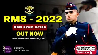 Rashtriya Military School RMS CET 2022 Exam date has been released.