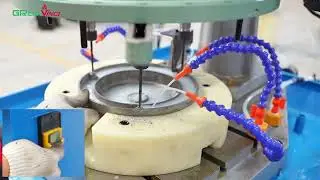How to use drilling and tapping machine for fan cover China supplier