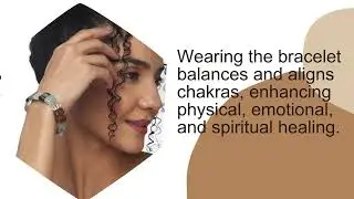 Natural & Original 7 Chakra Stone Pyramid Bracelet