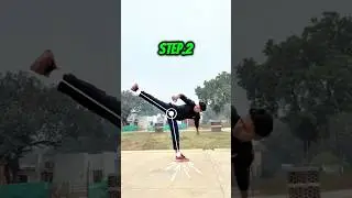 Spinning Back Kick Tutorial | Step-by-Step Martial Arts Training for Beginners | Ashish Yadav_95🔥