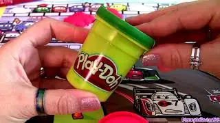 Cars 2 Play Doh Mold Build Lightning McQueen Car Luigi Guido, Mater Disney Pixar