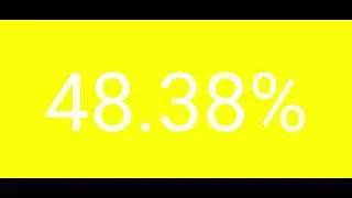 Countup (From 0% to 100%) (Red to Green) [10 minutes | Countup Timer]