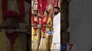 Lalettan at Jayarams daughter Malavikas wedding #mohanlal #lalettan #jayaram #wedding #trissure
