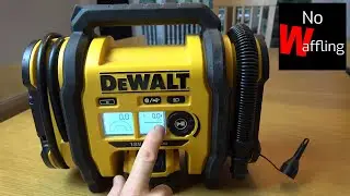 How to Change Between  PSI  KPA  BAR  Units on DeWalt Tyre Tire Inflator - Beginners guide