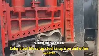 Gantry shear machine shear steel pipe test machine#metalshears #bestmetalshears #metalshearing