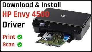 HP Envy 4500 : Driver download and install, print and scan