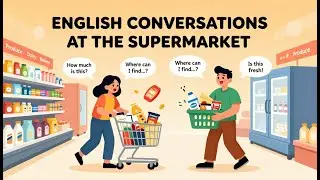 English Conversations at the Supermarket 🛒 | No-Stress Shopping Vocabulary for Beginners