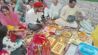 Shagun ceremony of thakur/ Tulsi vivah at Arnia