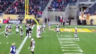 Winnipeg Blue Bombers vs Ottawa REDBLACKS Nick Moore touchdown IGF