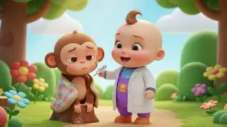 Un médico salva a animales enfermos de la granja 🐮🏥 | Canciones infantiles educativas | Baby Song