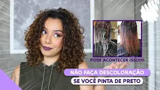 É POSSÍVEL DESCOLORIR UM CABELO TINGIDO DE PRETO? Desvendando Mitos Capilares - Tamires Maia