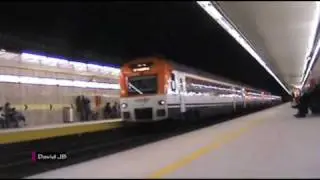 Circulaciones de tren estación Barcelona Passeig de Gràcia - Noviembre 2008